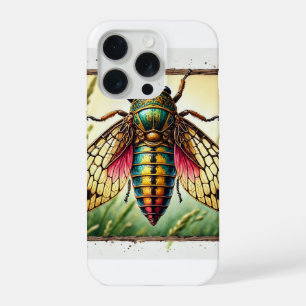 Perlamantis insect 010824IREF221 - Watercolor iPhone 15 Pro Case