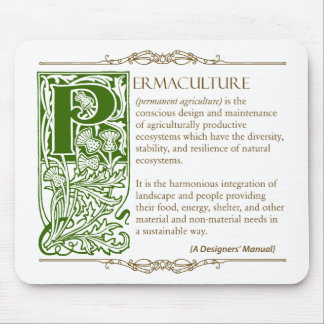 Permaculture - A Definition (1) Green & Brown Mouse Mat