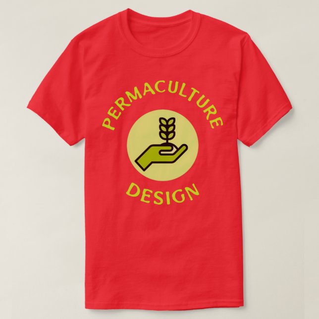 PERMACULTURE DESIGN T-Shirt (Design Front)