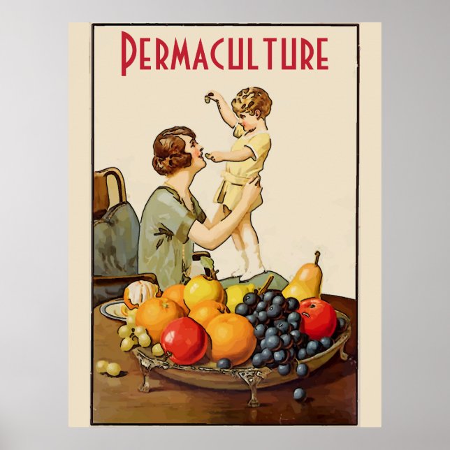 Permaculture Farms ,  personalise Poster (Front)