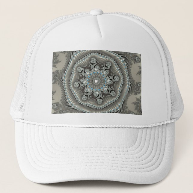 Permafrosting - Fractal Trucker Hat (Front)