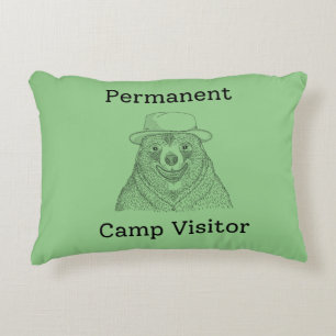 Permanent Camp Visitor Decorative Cushion
