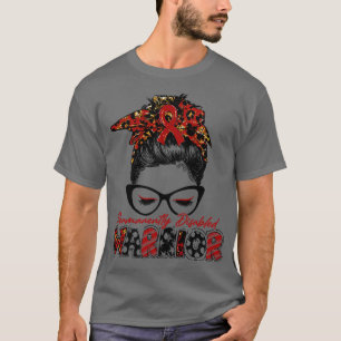 Permanently Disabled Awareness Warrior Women Glass T-Shirt