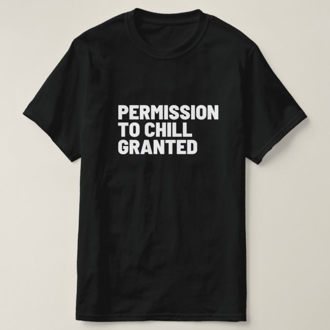 Permission Granted Mens T-Shirt (Design Front)