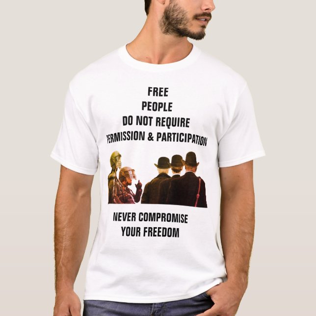 Permission & Participation (light) T-Shirt (Front)