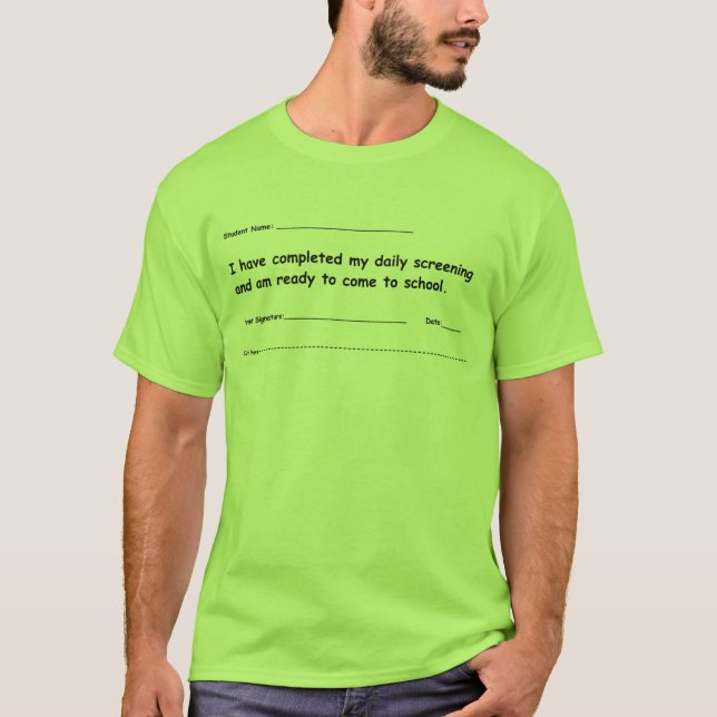 Permission Slip Shirt (Front)
