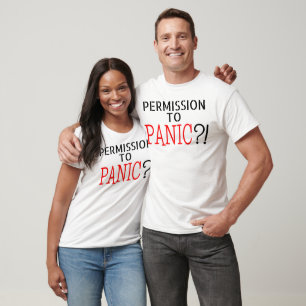 PERMISSION TO PANIC aphantasia aphant T-Shirt