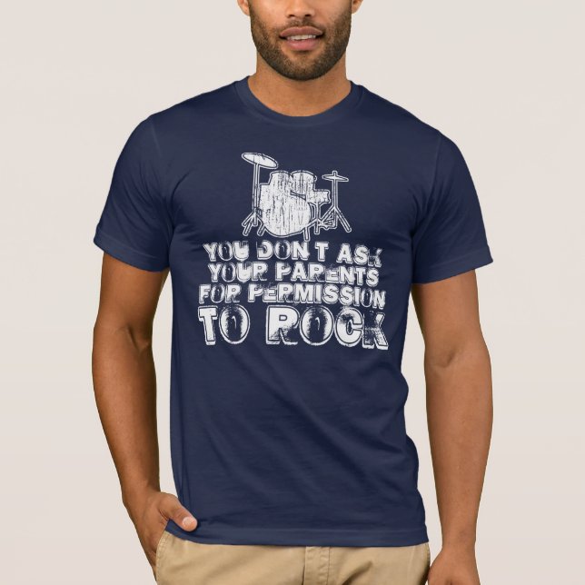 Permission to Rock T-Shirt (Front)