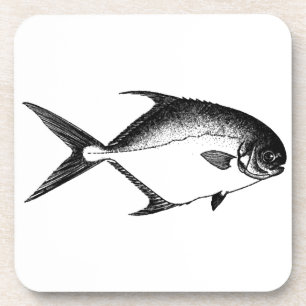 Permit Logo (line art) Coaster