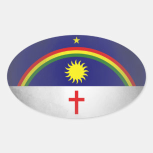 Pernambuco Oval Sticker