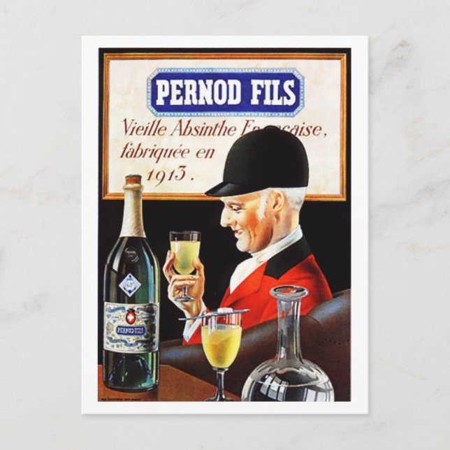 Pernod Fils Postcard (Front)