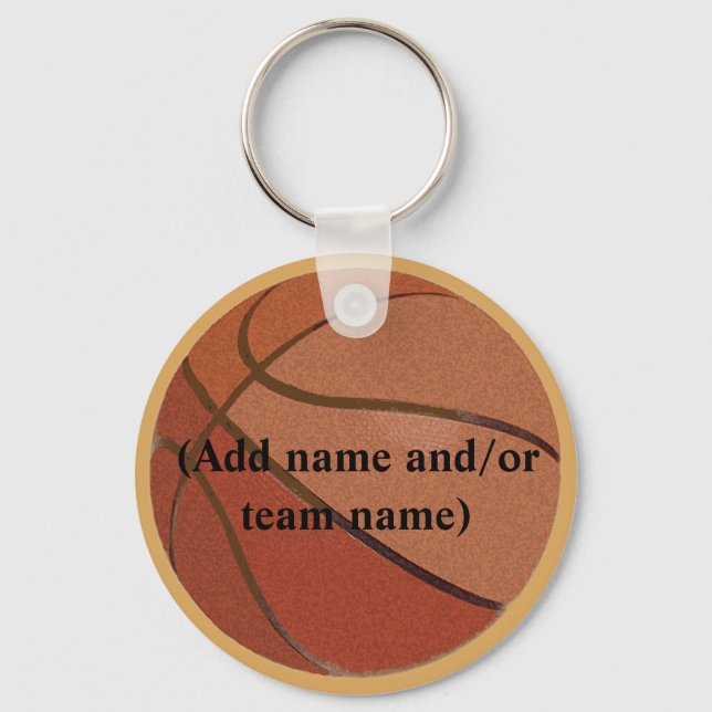 Peronalized Basketball Keychain (Front)