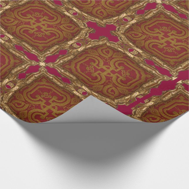 Peronnelle Baroque  Glossy Wrapping Paper (Corner)