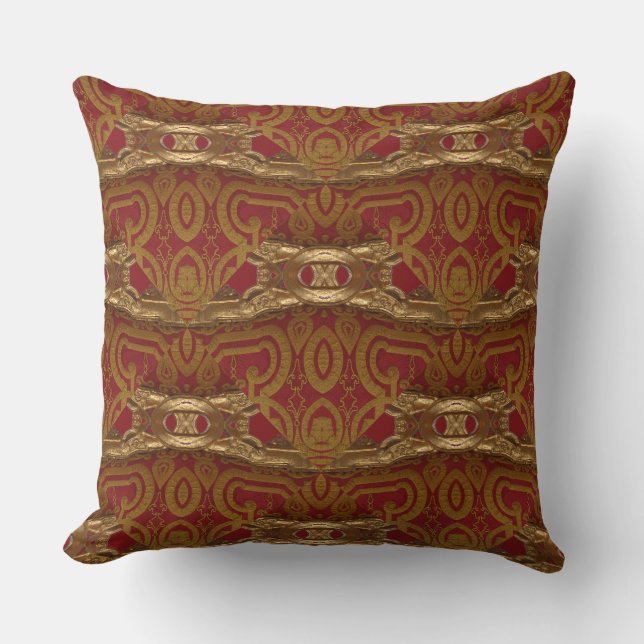 Peronnelle Victoire Baroque Romantic Pattern Cushion (Front)