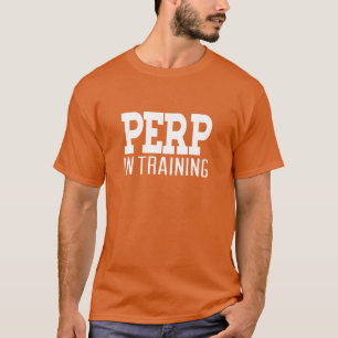 Perp in training White Gfx T-Shirt