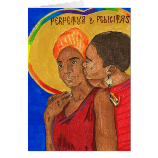 Perpetua and Felicity Occasion Card