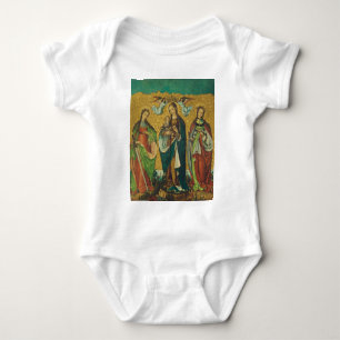 Perpetua & Felicitas – Premium Arena Gold Martyr Baby Bodysuit