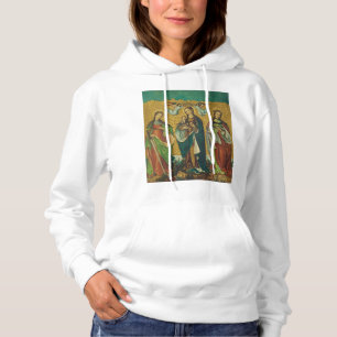 Perpetua & Felicitas – Premium Arena Gold Martyr Hoodie