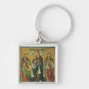 Perpetua & Felicitas – Premium Arena Gold Martyr Key Ring