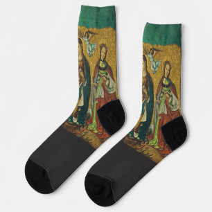 Perpetua & Felicitas – Premium Arena Gold Martyr Socks