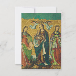 Perpetua & Felicitas – Premium Arena Gold Martyr Thank You Card