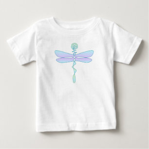 Perpetual Art Colourful Dragonfly Baby T-Shirt