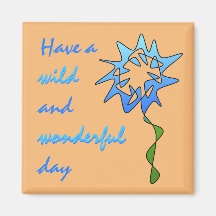 Perpetual Blue Wildflower "Wild and Wonderful Day"