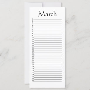 Perpetual Calendar March Isaiah 33:17