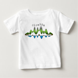 Perpetual "Climber" Mountain Abstract Baby T-Shirt