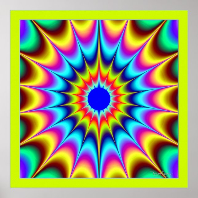 Perpetual Fractal Energy Poster (Front)