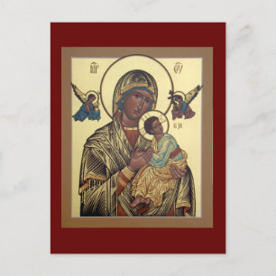 Perpetual Help Mother of God Prayer Card