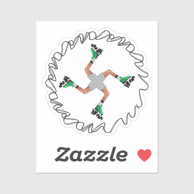 Perpetual Run Vinyl Sticker (Sheet)