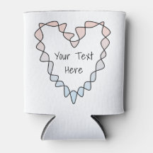 Perpetual Sweet Heart in Pink Blue Customisable