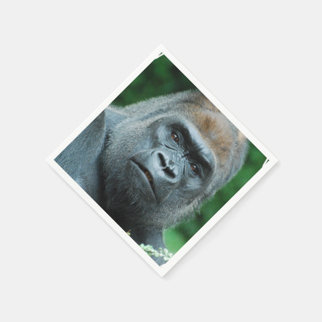 Perplexed Gorilla Napkin (Corner)