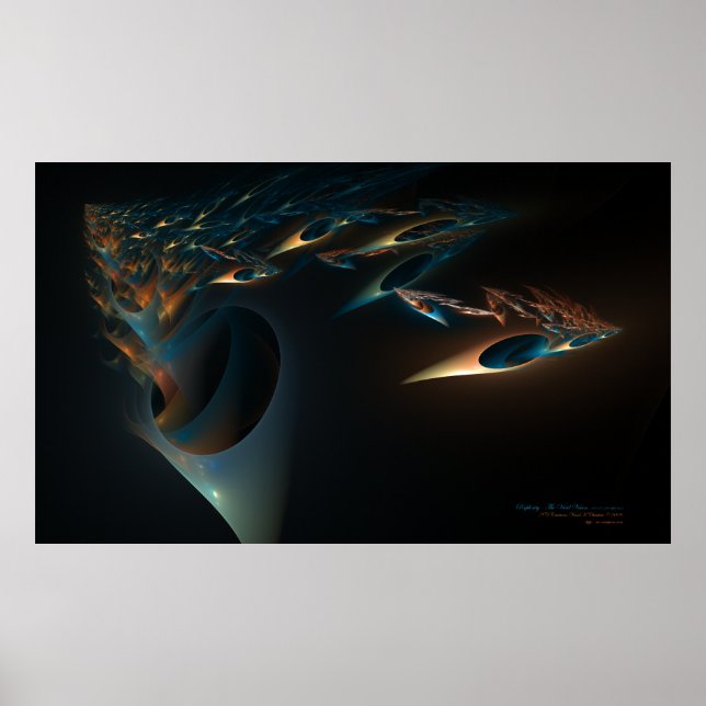 Perplexity - the Vivid Vision Canvas FineArtPrint Poster (Front)