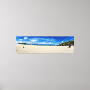 Perranporth Beach Cornwall. Canvas Print
