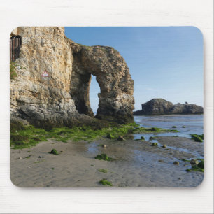 Perranporth Sea Cornwall Coast England Mouse Mat