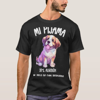 Perro San Bernardo Regalo Humour Pijama T-Shirt