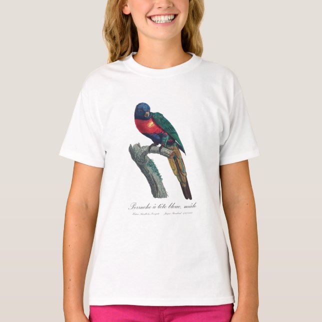Perruche a tete bleue / Rainbow lorikeet  T-Shirt (Front)