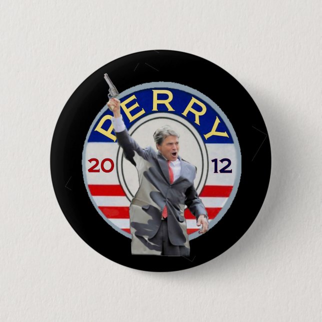 Perry for President 6 Cm Round Badge (Front)