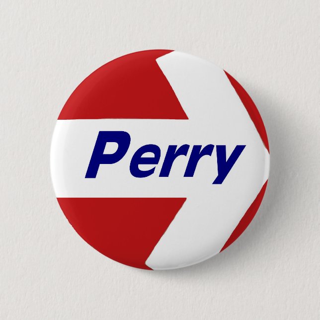 Perry for President 6 Cm Round Badge (Front)