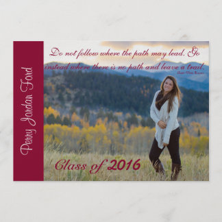 perry graduation invitation