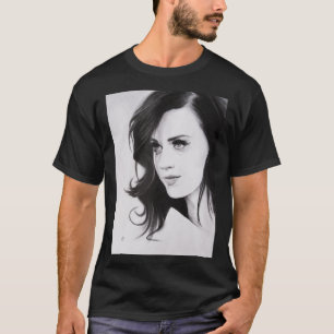 Perry Katy Pencil Portrait. Classic T-Shirt