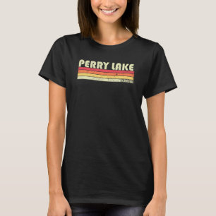 Perry Lake Kansas Funny Fishing Camping Summer T-Shirt
