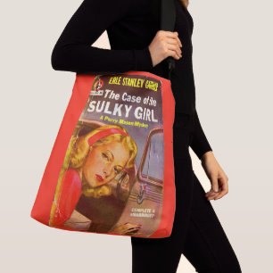 Perry Mason Case of the Sulky Girl book cover Crossbody Bag