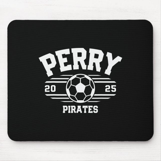 Perry Pirates Soccer Byll 2025  Mouse Mat (Front)