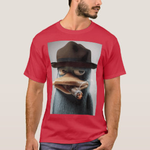 Perry the platypus smoking a cigar meme t t funny  T-Shirt