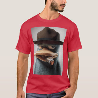Perry the platypus smoking a cigar meme t t funny T-Shirt