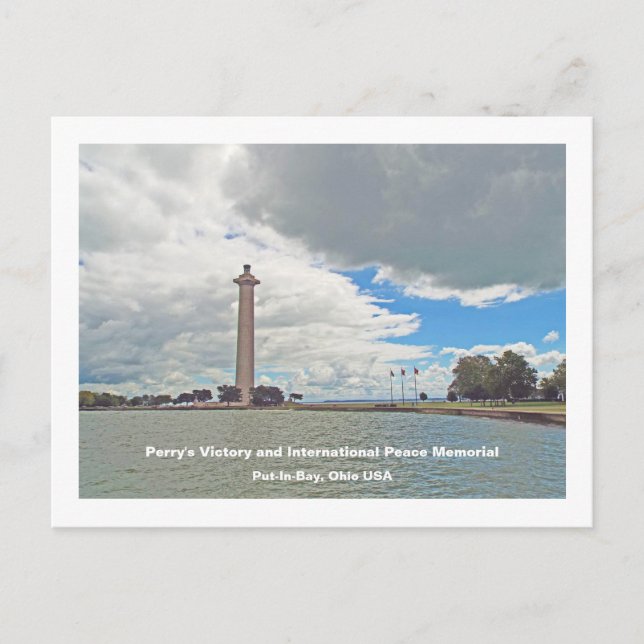 Perry's Victory and International Peace Monument Postcard (Front)