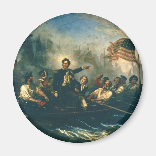 Perry's Victory by William Powell from 1865 Magnet (Front)